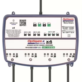 TECMATE OptiMate 2 DUO x 4 Bank Battery Charger