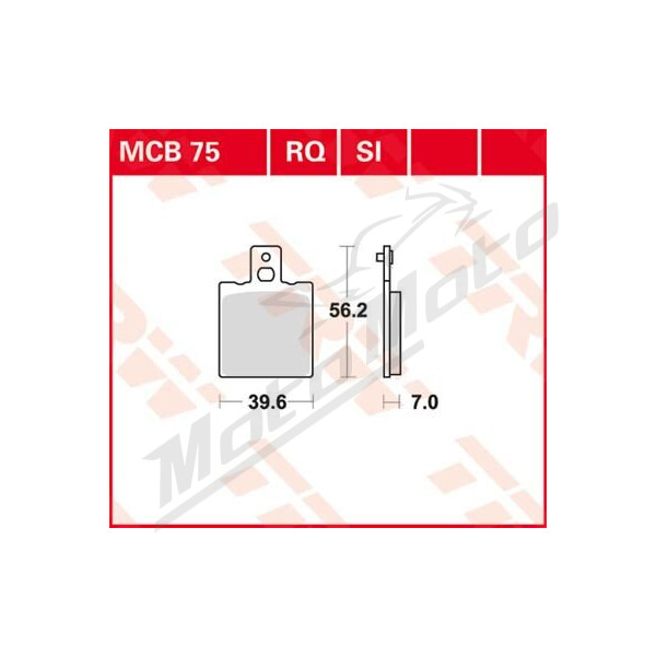 TRW RQ Series Organic Sports Brake Pads Aprilia / Beta / Bimota / Cagiva / Ducati / Laverda / Moto Guzzi 250-1100cc 77-10