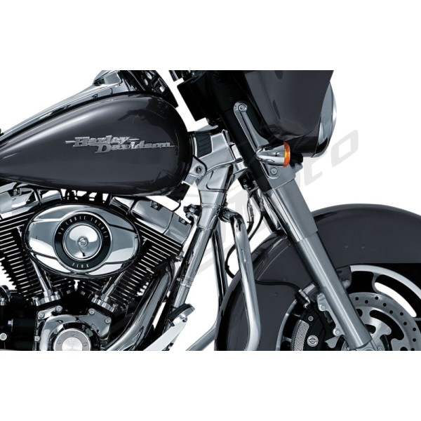 KURYAKYN Deluxe Neck Cover Kit Harley Davidson FLHR / FLHT / FLHTC / FLHX / FLTRX / FLTRU 1584/1800 09-13 