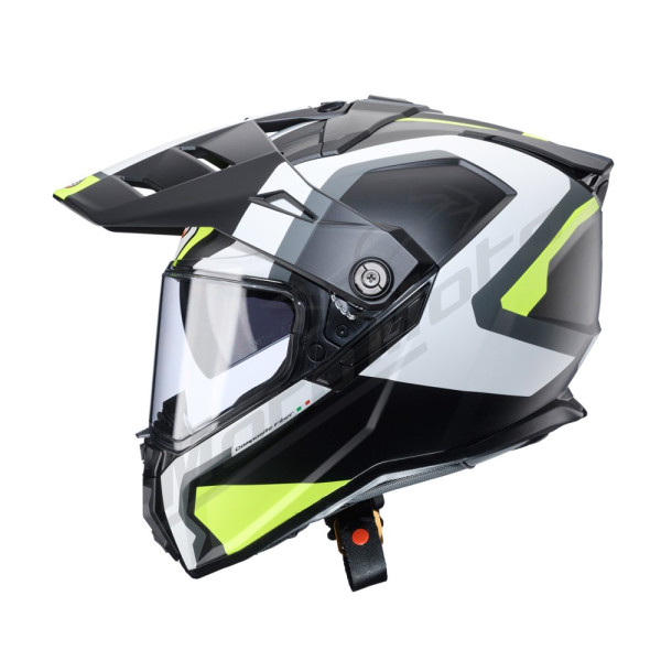 Off Road Helmet Caberg Tanami Scram Matte Black/Gray/Fluo Yellow