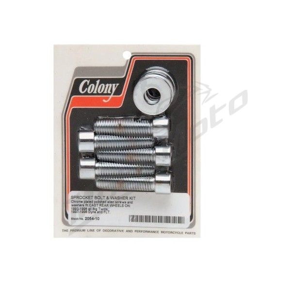 COLONY REAR BOLT PULLEY KIT 2-3/4" Harley Davidson FLHR / FXST / FLSTC / FLHS 1340/1450 93-99