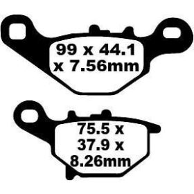 EBC SFA Brake Pads SUZUKI AN / TR / UC / UK 50-125cc 95-16