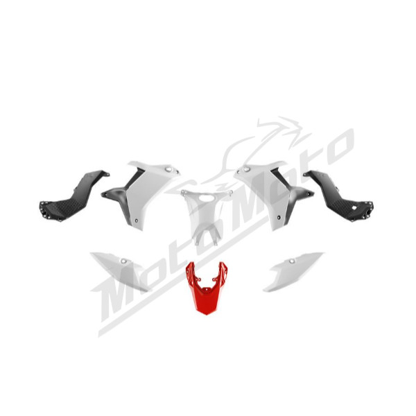 Racetech Plastic Set YAMAHA TENERE 700 25-26 Balta/Juoda/Raudona