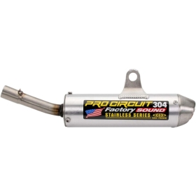 PRO CIRCUIT 304 Silencer Stainless Steel/Aluminum KTM EXC / SX 125 98-03