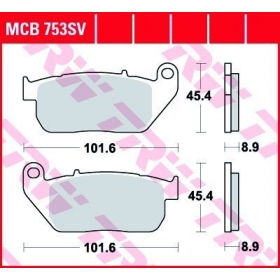 STABDŽIŲ TRINKELĖS TRW MCB753SV ROUTE