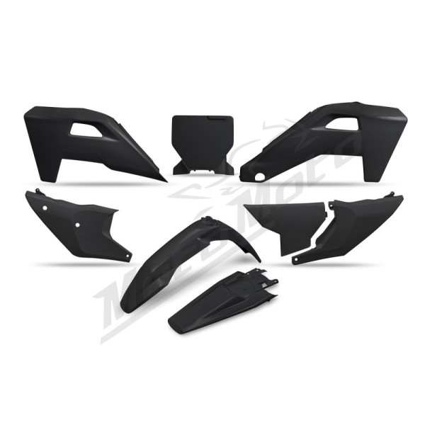 UFO Plastic Set Black Husqvarna TC / FC / TX / FX 125-450 25-26