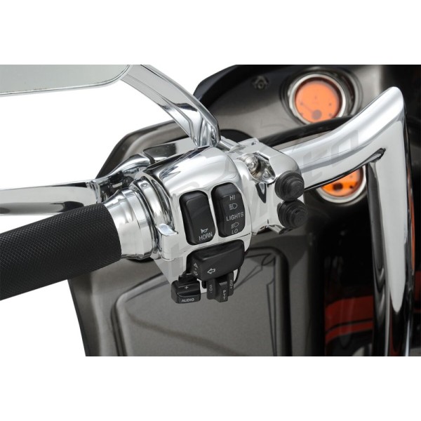 DRAG SPECIALTIES Handlebar Switch Housing Kit Harley Davidson FLHR / FLHRC / FLHRSE / FLHT 1450-1800cc 08-13