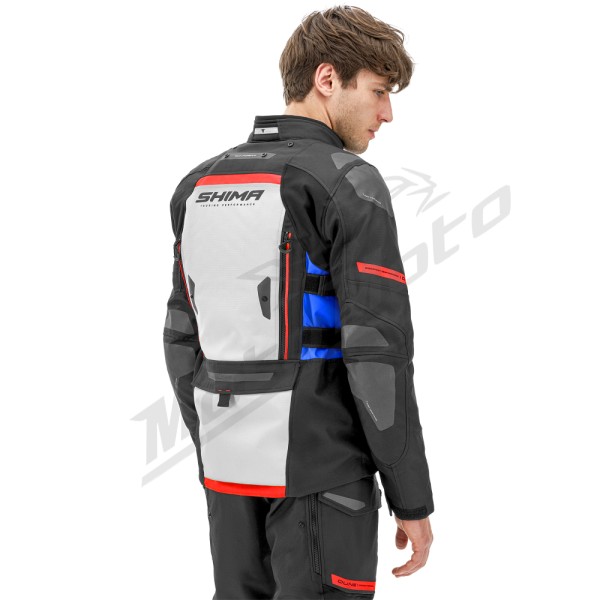 Shima DUNE MEN Textile Jacket Black/White/Blue