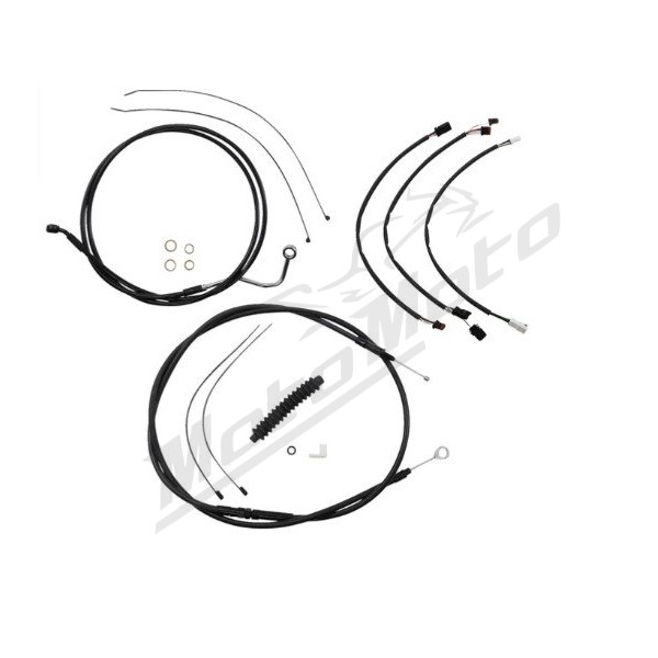 MAGNUM SHIELDING XR Trosų / lynų / elektros laidų prailginimo kompl. juodas 38/43cm Harley Davidson FLTRK / FLTRSE / FLTRX / FLTRXSE / FLTRXSTSE 1750/1977 21-24