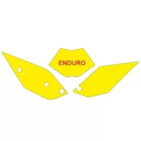 BLACKBIRD Plate Stickers Beta RR 350-498cc 2011-2019