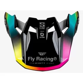 FLY RACING Formula Smart Legacy Peak - Black/Electric Blue/Fuschia