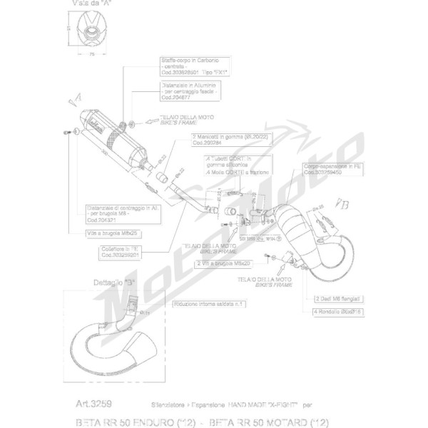 LEOVINCE X-FIGHT Black Edition Full-System Exhaust BETA RR 50 12-22