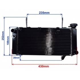 Radiator SUZUKI SV1000 03-08