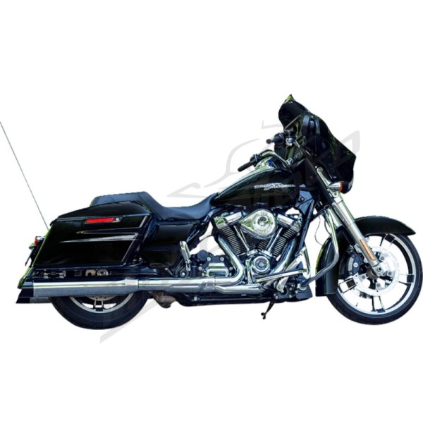 S&S CYCLE 4-1/2" MK45 Cutlass Performance Mufflers Harley Davidson FLH / FLHFB / FLHR / FLHRC / FLHRXS 1750-1977cc 17-25