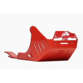 AXP Adventure dugno apsauga raudona HDPE 8mm GAS GAS ES / SM 700cc 2021-2024