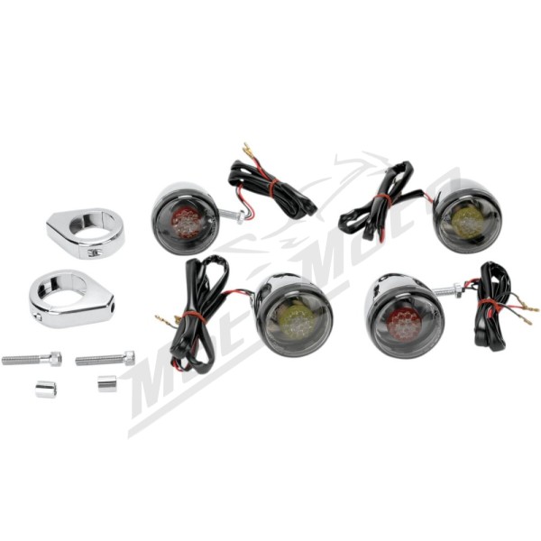 DRAG SPECIALTIES Custom Deuce-Style LED Turn Signal Kit 41 mm