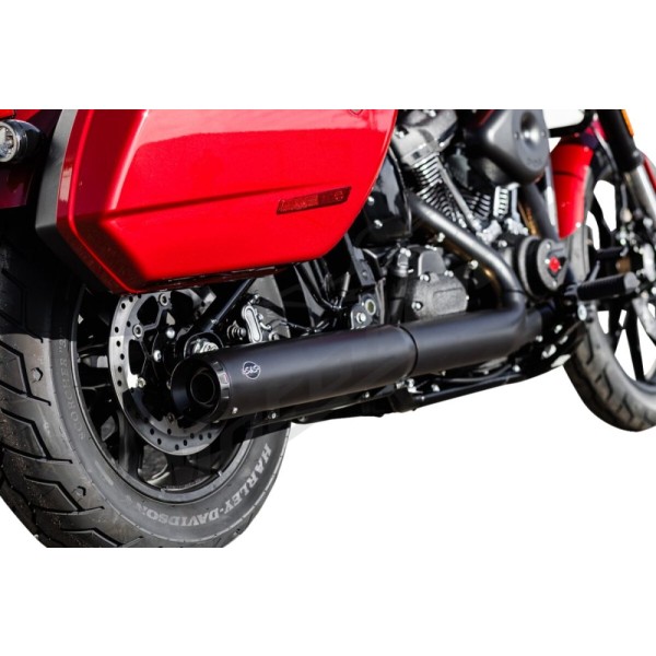 S&S CYCLE Grand National Slip-On Muffler Harley Davidson FLHCS / FXBB / FXLRS / FXLRST 1923cc 25