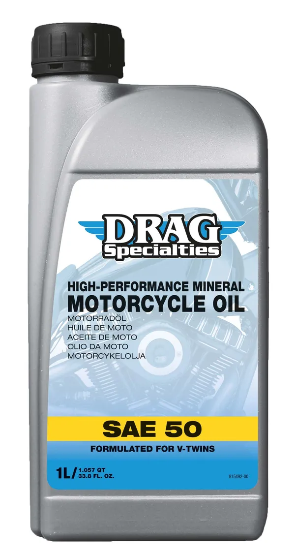 DRAG SPECIALTIES OIL Mineral Engine Oil 4T - 1L