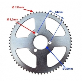 Mini moto / atv rear sprocket 25 Pitch