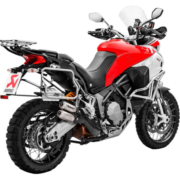 AKRAPOVIC Slip-On Line Muffler Titanium Ducati Multistrada 950-1260 17-20