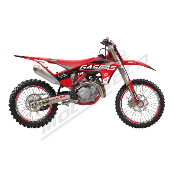 Blackbird Racing Dream 5 Grafikos Lipdukų kompl. GasGas EC / MC 125-450cc 21-23 Raudona