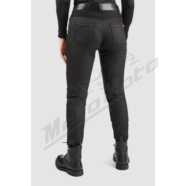 Moteriški džinsai PANDO MOTO LORICA BLACK A Slim Fit Cordura®