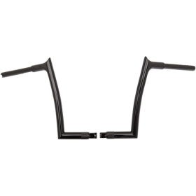 FAT BAGGERS INC. 1-1/4" EZ Install Pointed Top Ape Hanger Handlebar Black 32mm 89cm (30,5cm)