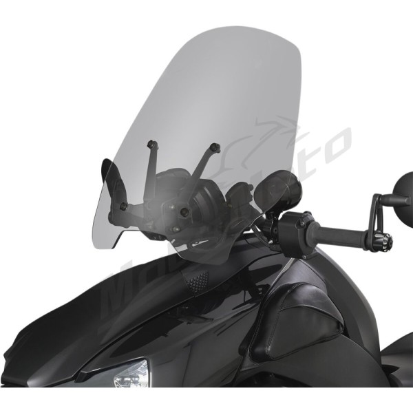 SHOW CHROME Adjustable Windshield Smoked CAN AM RYKER 600-900 19-24
