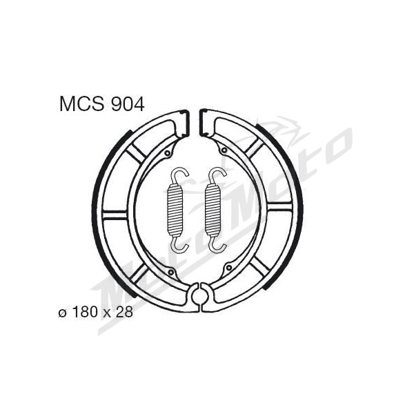 TRW Būgninių Stabdžių Trinkelės Suzuki GSX 400 86-87