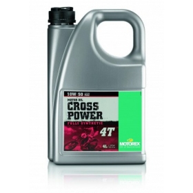 Alyva MOTOrex CROSS POWER 10W/50 Sintetinė - 4T - 4L