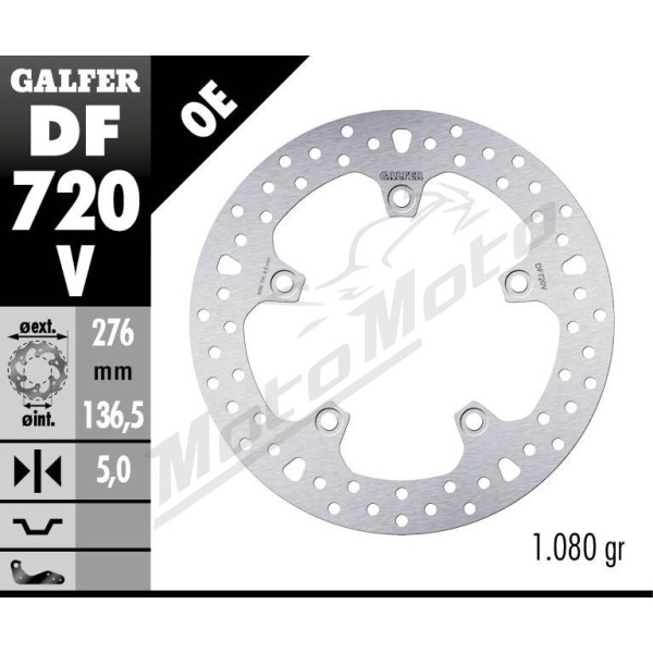 GALFER Priekinis stabdžių diskas BMW R 1200-1250cc 13-24