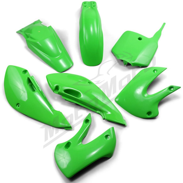 UFO Full Body Replacement Plastic Kit Kawasaki KLX / KX 65-110cc 01-14