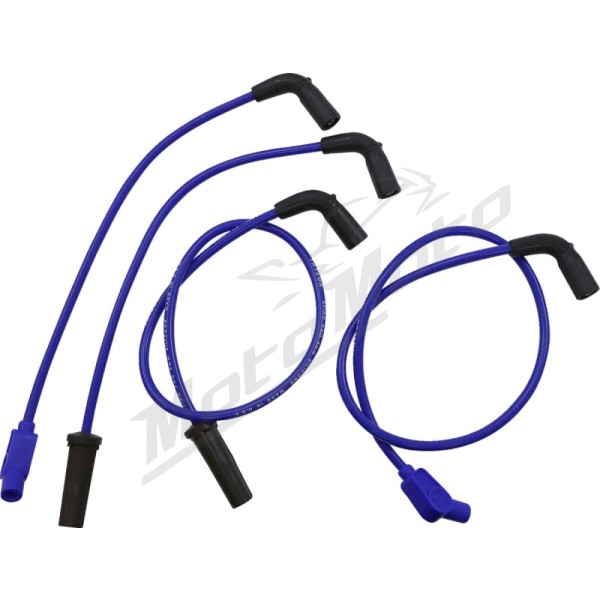 SUMAX Custom-Fit Spark Plug Wire Kit Harley Davidson FLHR / FLHRXS / FLHT / FLHTCU / FLHTK / FLHTKL / FLHX / FLRT / FLTRK / FLTRX / FLTRXS / FLTRXSE 1750-1977 17-24
