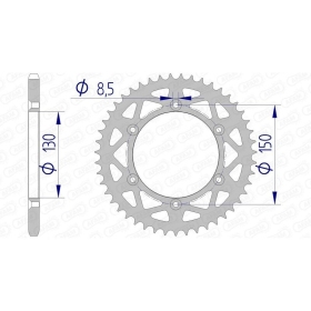 AFAM Aluminium Rear Sprocket 520 47-52 teeth