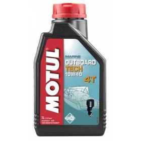 Alyva MOTUL OUTBOARD TECH 10W40 Pusiau sintetinė - 4T - 1L