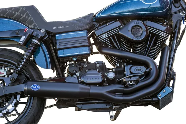 S&S CYCLE 2-into-1 Qualifier Exhaust System Harley Davidson FXD / FXDB / FXDBI / FXDC / FXDCI / FXDI 1450-1800cc 06-07