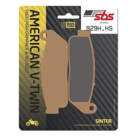 SBS HHS Street 929H.HS Excel Sintered Front Brake Pads Indian Scout 60-69 ABS 15-16