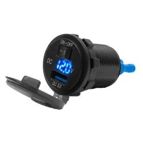 4Ride Adaptor, cigarette lighter Gniazdo USB DC 12-24V
