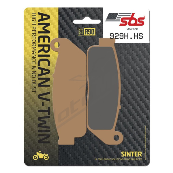 SBS HHS Street 929H.HS Excel Sintered Front Brake Pads Indian Scout 60-69 ABS 15-16