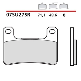 Brembo stabdžių trinkelės Carbon-Ceramic Racing KAWASAKI / SUZUKI
