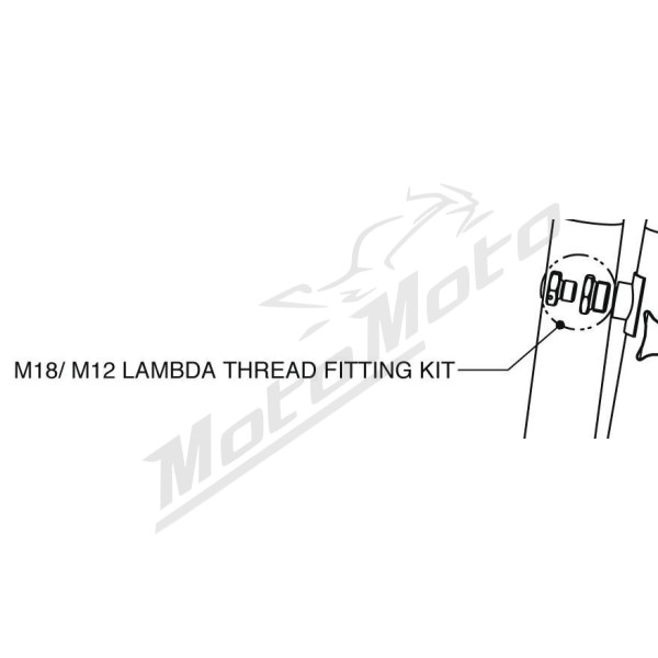 AKRAPOVIC Lambda jutiklio varžtas Ducati / Honda / Kawasaki / Suzuki 600-1300 04-25