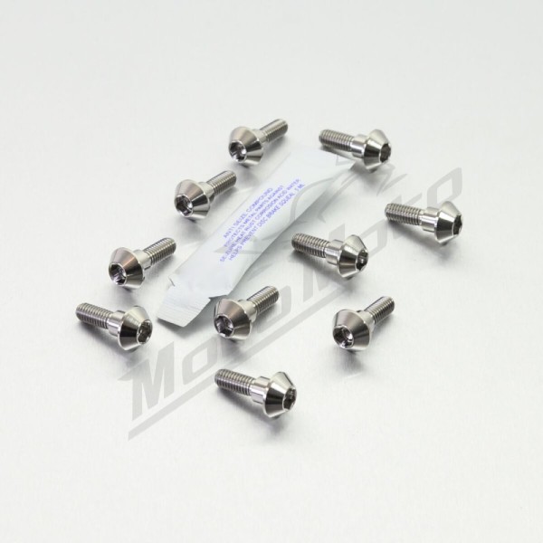 PRO BOLT Titanium Brake Rotor Mounting Bolt Kit Yamaha FZ / MT / XJ / XSR / XT / YZF 600-1200cc 02-25