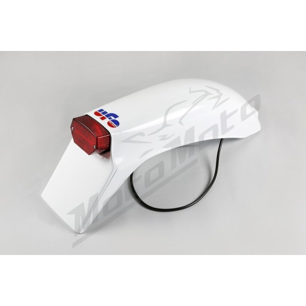 UFO Fantic Rear Fender + Light White Fantic Caballero / Regolarita / Husqvarna WR / CR 50-125 79-81