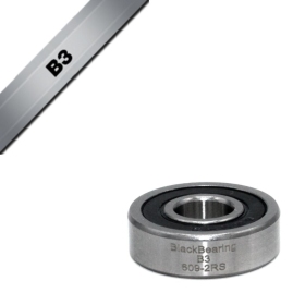 BLACK BEARING B3 Bearing 9x24x7 mm 609-2RS