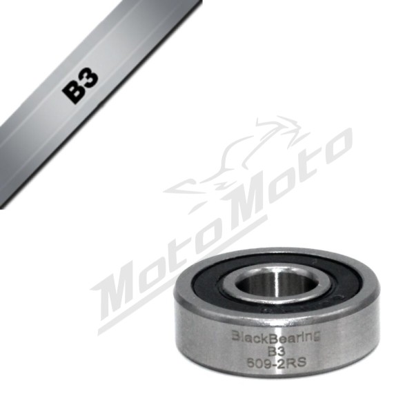 BLACK BEARING B3 Bearing 9x24x7 mm 609-2RS