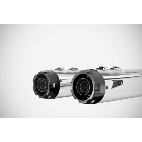 ZARD 4.33 Inches Slip-Ons Flat Muffler duslintuvai Harley Davidson FLHR / FLHTC / FLHX / FLTRI 1450-1800cc 06-16