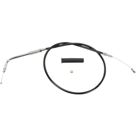 DRAG SPECIALTIES Black Vinyl Throttle/Idle Cable Harley Davidson FLD / FLHR / FLHRC / FLHRS / FLHRSEI / FLHT 1200-1800cc 96-22