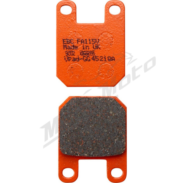 EBC Semi-Sintered "V" Brake Pads Aprilia / Beta / Derbi / Rieju 50-125 96-14