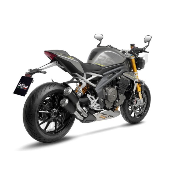 LEOVINCE LV-10 Black Edition Slip-On duslintuvas TRIUMPH SPEED TRIPLE 1200 21-26