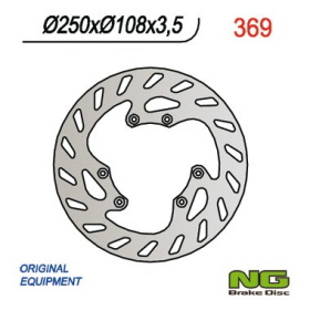 NG Front Fixed Brake Disc 250x108x3,5mm HM / Honda 50cc 01-06